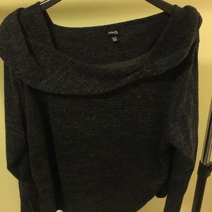 Off the shoulder sweater